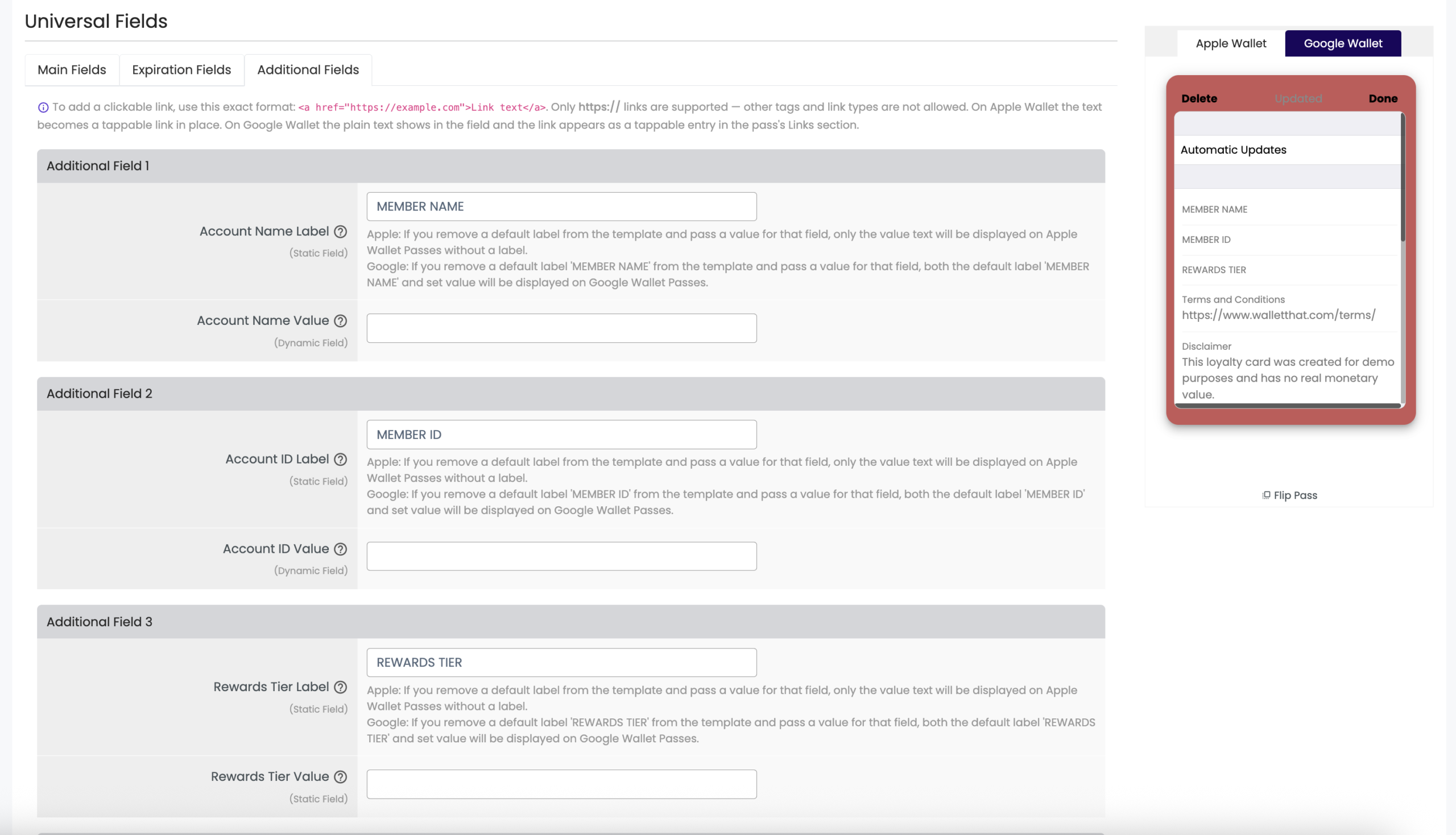 additional fields 1