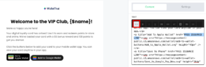 adding html adding html snippet buttons in mailerlite