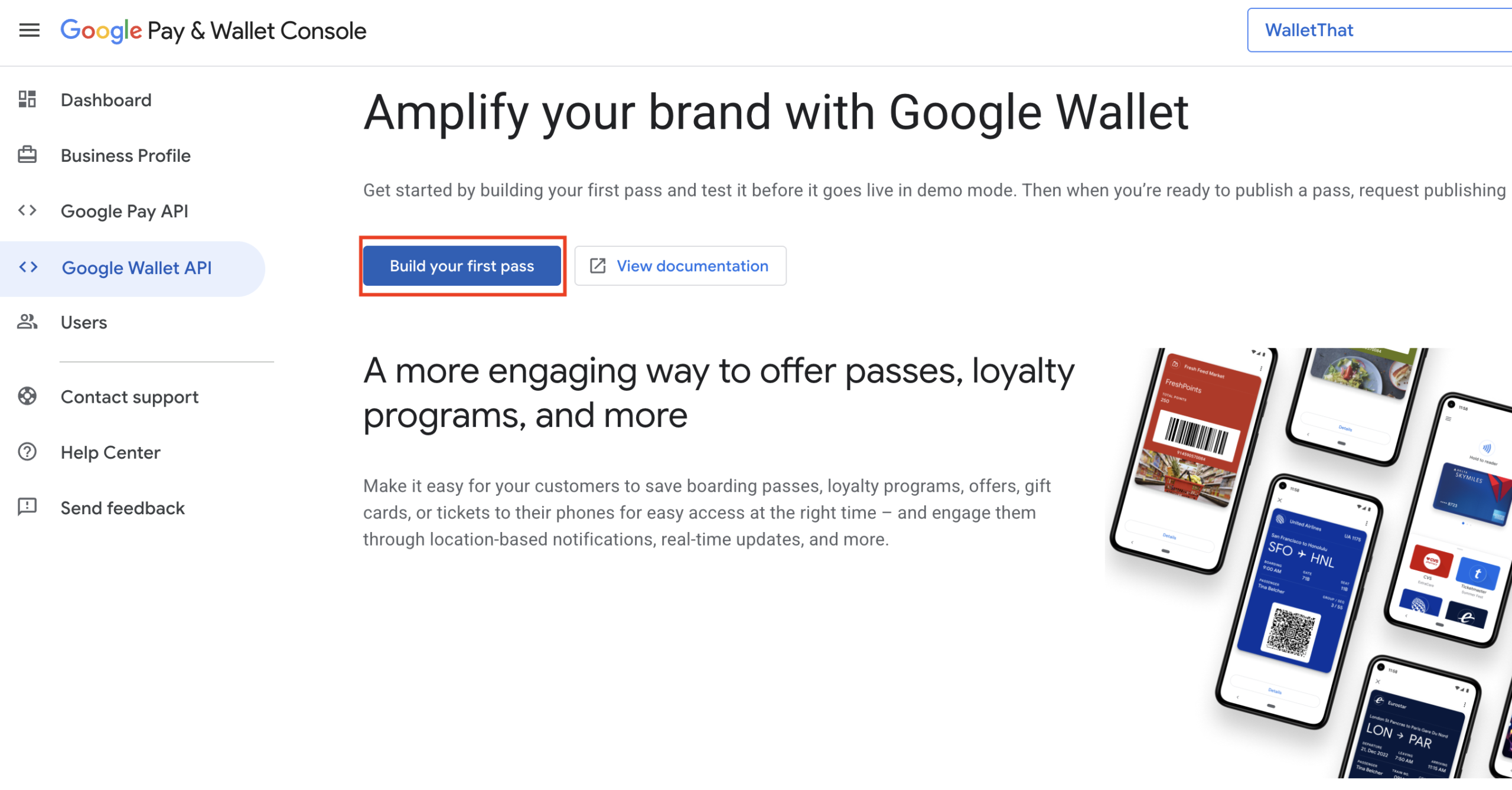 google wallet api